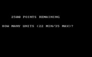 Afghanistan for IBM PC/Compatibles - Allocating points for units.