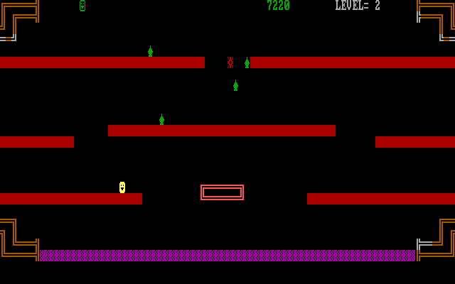 Ario Bros. IBM PC/Compatibles Screenshot: Different levels feature different types of enemies.