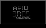 Ario Bros. for IBM PC/Compatibles - Title screen