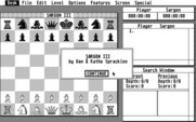 Sargon III for Atari ST - Title screen.