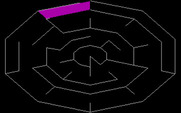 PolyMaze for IBM PC/Compatibles - This maze is very simple.