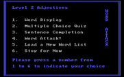 Word Attack! for IBM PC/Compatibles - Select an activity.