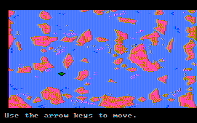 Manhunter 2: San Francisco IBM PC/Compatibles Screenshot: Pilot an orb spaceship around all of these obstacles...