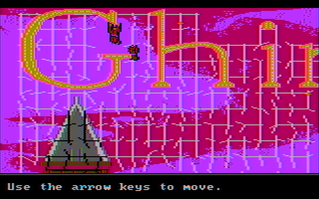 Manhunter 2: San Francisco IBM PC/Compatibles Screenshot: Somehow I need to climb down from this sign...