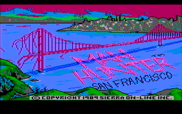 Manhunter 2: San Francisco IBM PC/Compatibles Screenshot: Title screen.