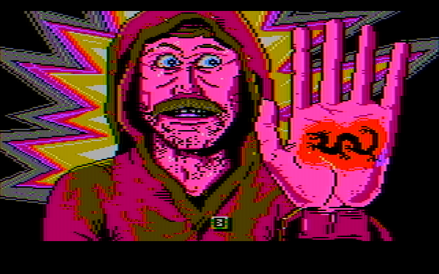 Manhunter 2: San Francisco IBM PC/Compatibles Screenshot: Attempting to inflitrate a secret society...
