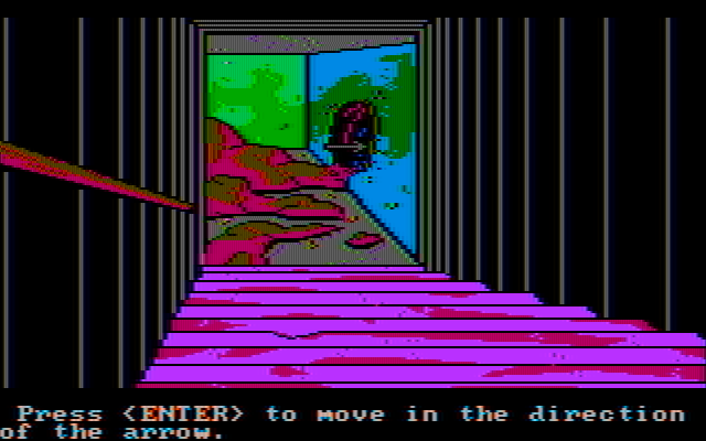 Manhunter 2: San Francisco IBM PC/Compatibles Screenshot: I found another way into that bank...