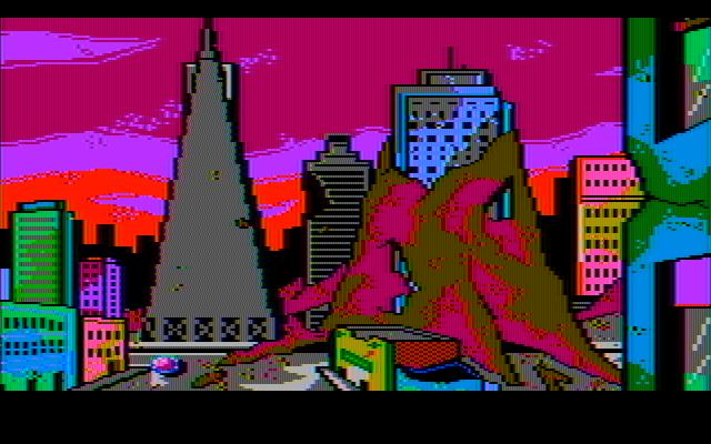 Manhunter 2: San Francisco IBM PC/Compatibles Screenshot: The city is in ruins...