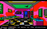 Manhunter 2: San Francisco for IBM PC/Compatibles - Searching the doctor's house.