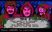 Manhunter 2: San Francisco for IBM PC/Compatibles - The game designers let you know what went wrong when you die.