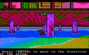 Manhunter 2: San Francisco for IBM PC/Compatibles - Underneath the pier looking for clues...