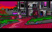 Manhunter 2: San Francisco for IBM PC/Compatibles - Outside the manhunter's appartment.