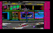 Manhunter 2: San Francisco for IBM PC/Compatibles - Outside a shop...
