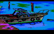 Manhunter 2: San Francisco for IBM PC/Compatibles - This boat caught fire...but how?