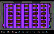 Manhunter 2: San Francisco for IBM PC/Compatibles - Warehouse top down view, another arcade sequence...