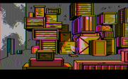 Manhunter 2: San Francisco for IBM PC/Compatibles - There are a lot of warehouses to search and make your way through.