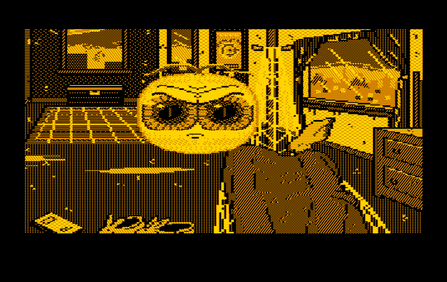 Manhunter 2: San Francisco IBM PC/Compatibles Screenshot: An orb arrives to wake you up.