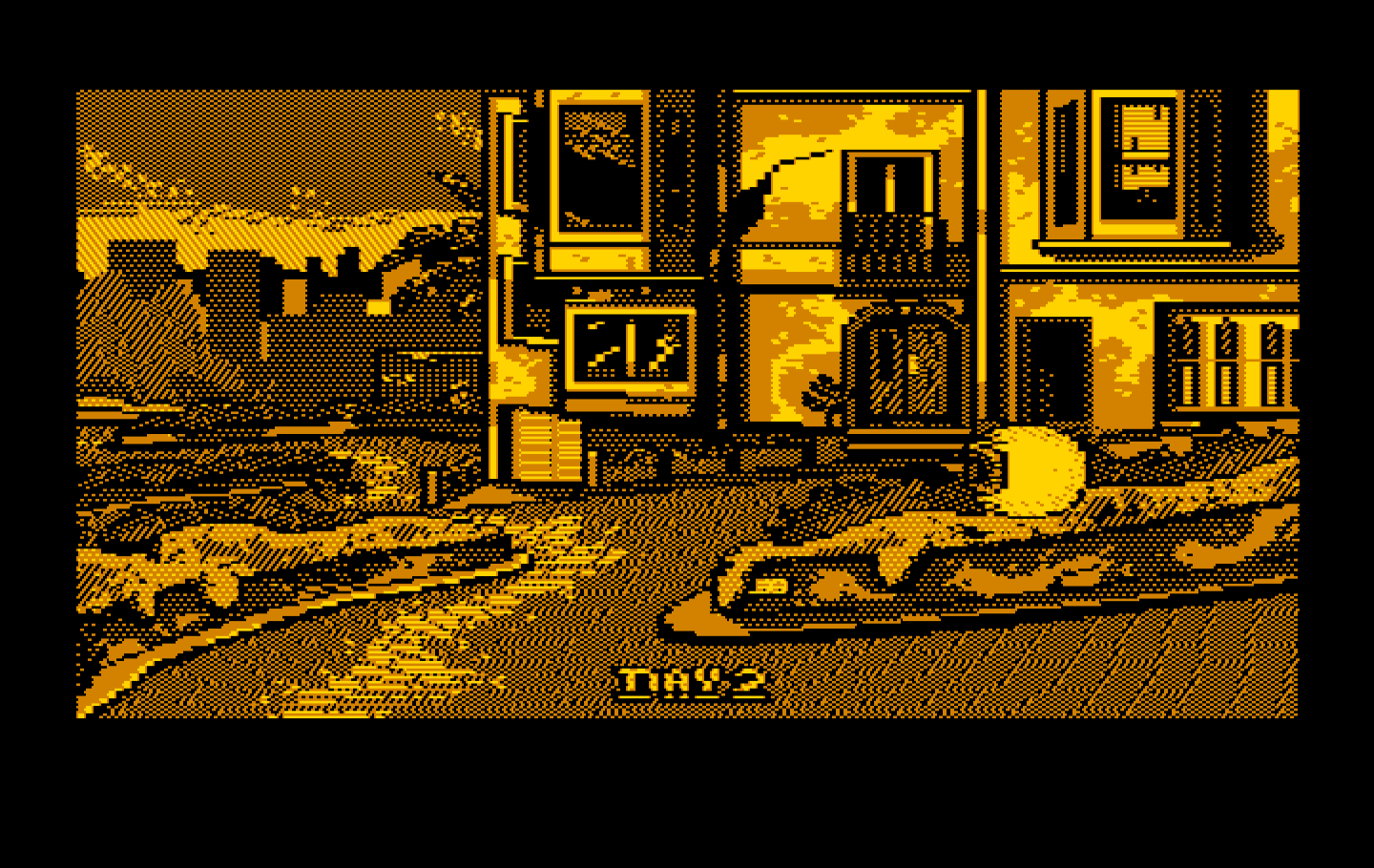Manhunter 2: San Francisco IBM PC/Compatibles Screenshot: Start of day 2.