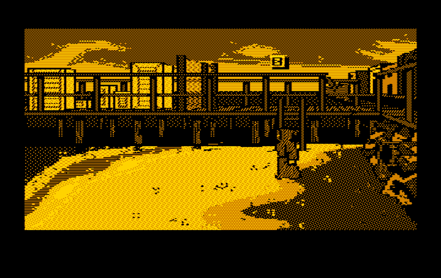 Manhunter 2: San Francisco IBM PC/Compatibles Screenshot: Back at the pier...