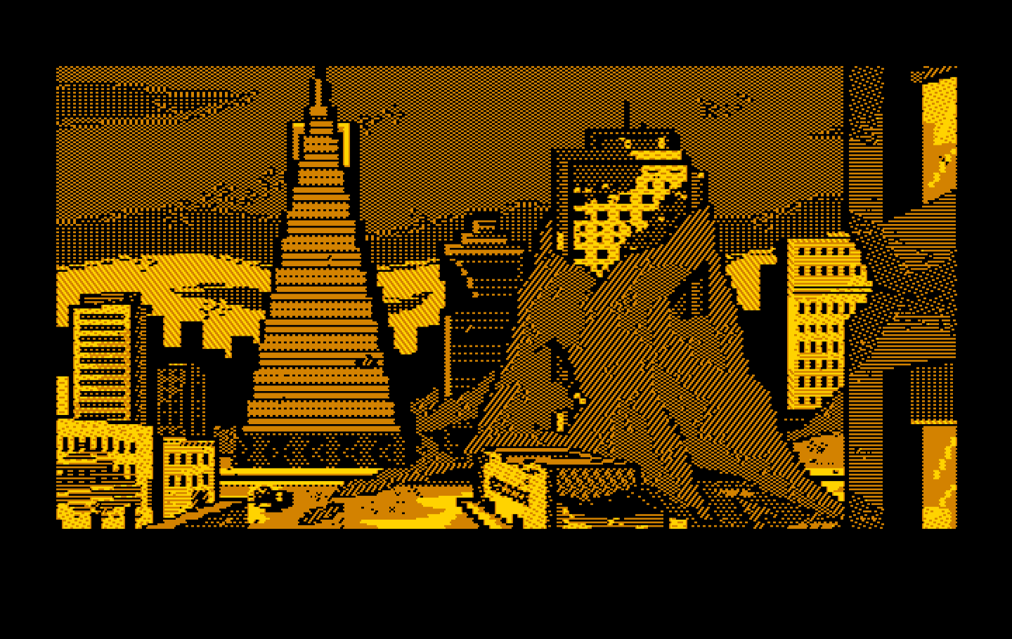 Manhunter 2: San Francisco IBM PC/Compatibles Screenshot: San Francisco is a wreck these days!