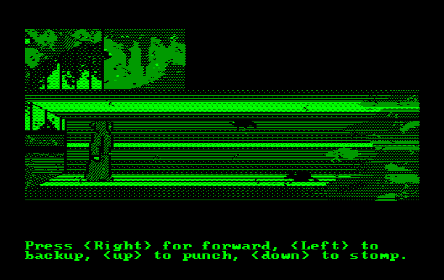 Manhunter 2: San Francisco IBM PC/Compatibles Screenshot: An action sequence; dodge the incoming rats!