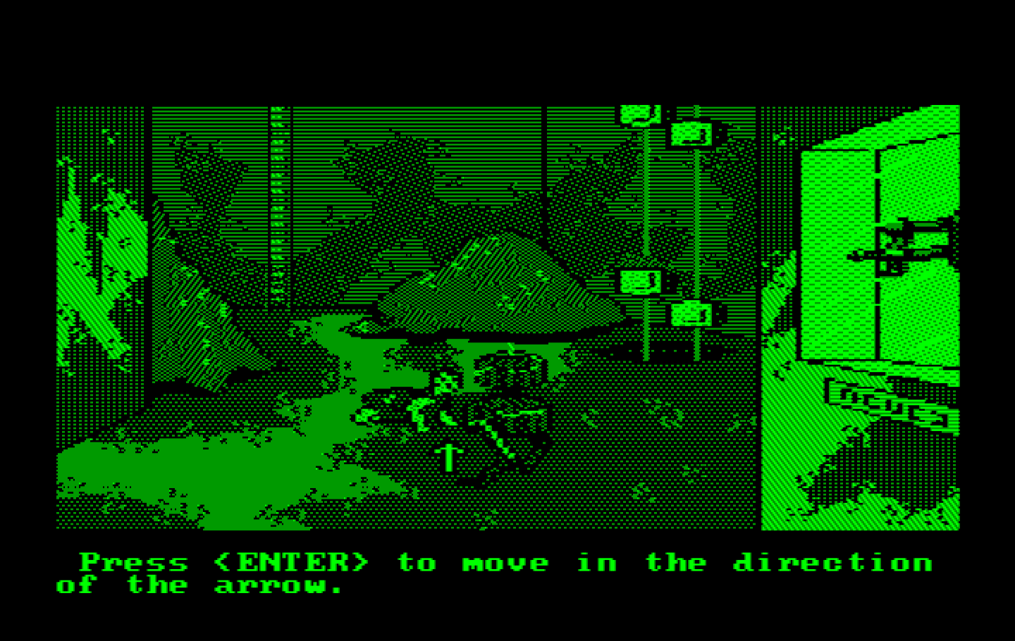 Manhunter 2: San Francisco IBM PC/Compatibles Screenshot: This robot is dangerous, proceed with caution.