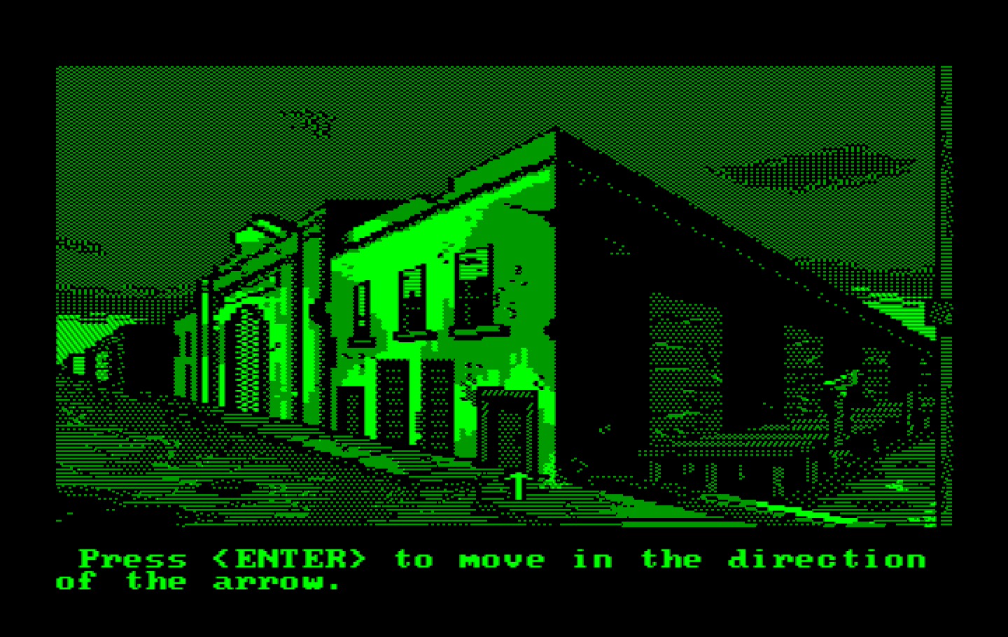 Manhunter 2: San Francisco IBM PC/Compatibles Screenshot: Visiting a warehouse...