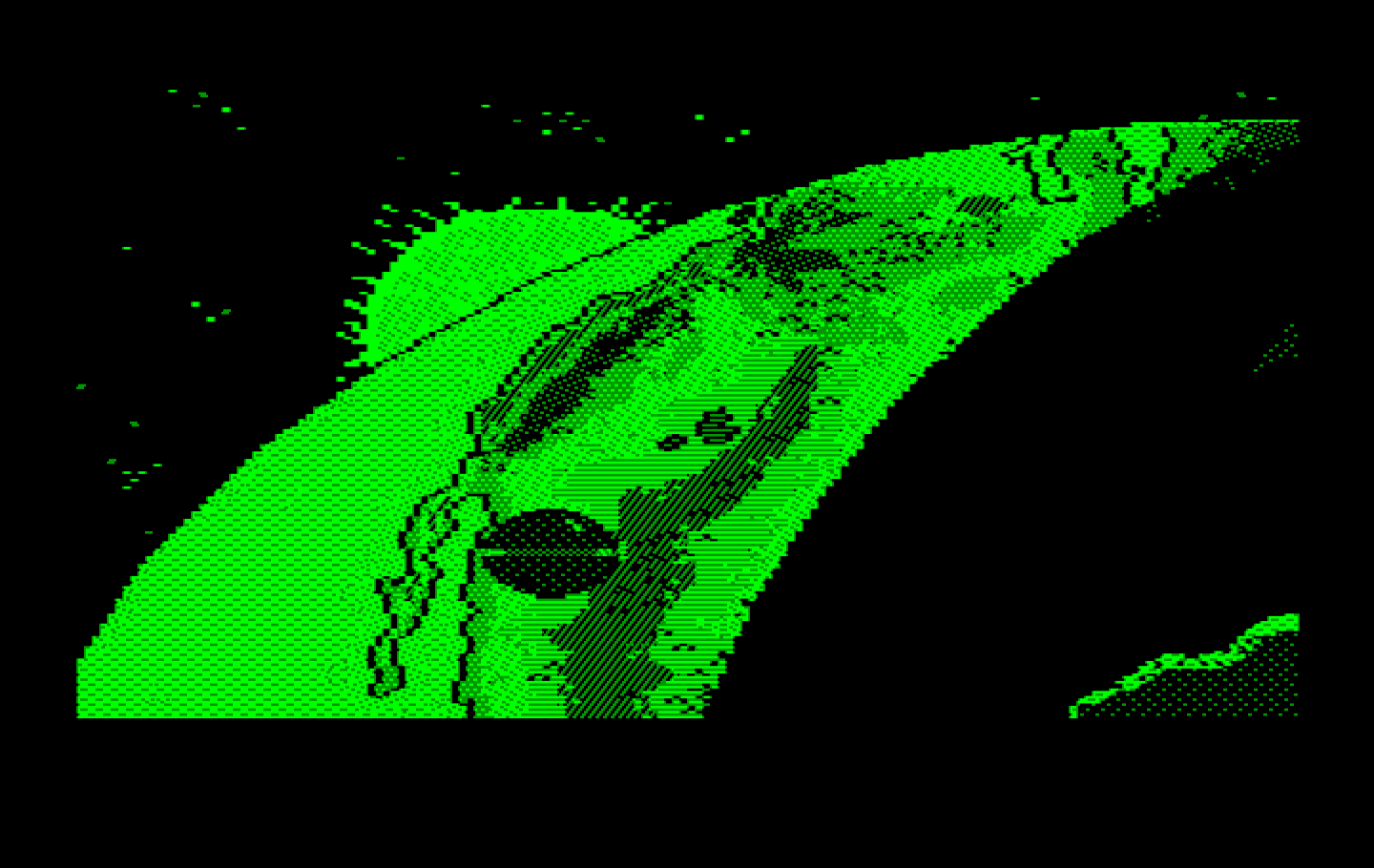 Manhunter 2: San Francisco IBM PC/Compatibles Screenshot: Orb spaceships head towards San Francisco...
