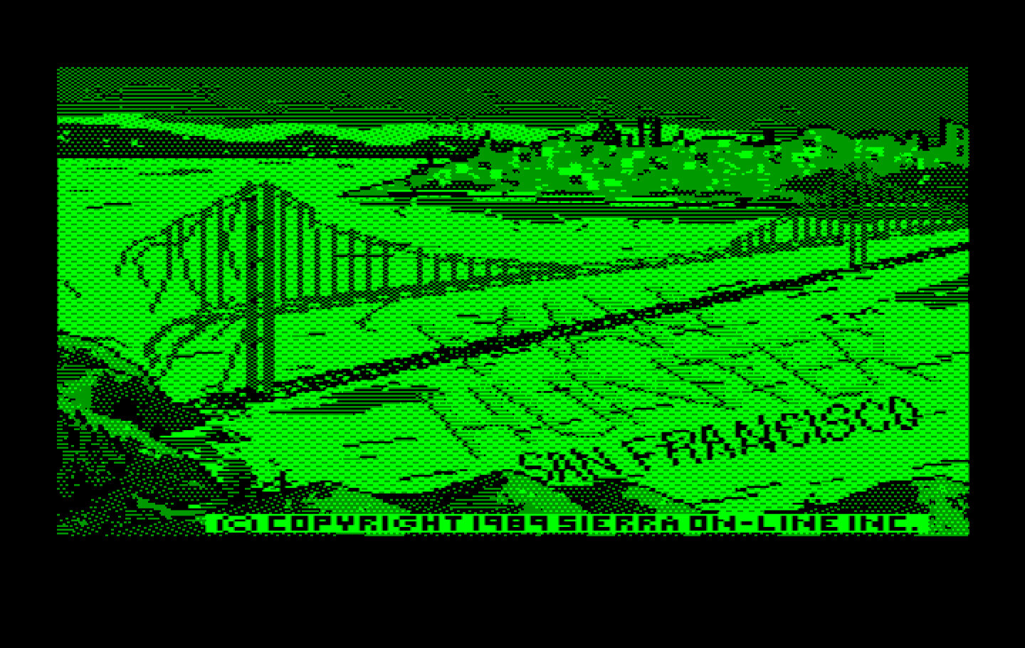 Manhunter 2: San Francisco IBM PC/Compatibles Screenshot: Title screen.