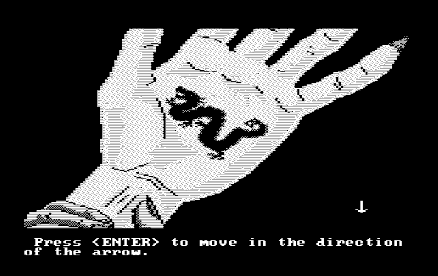 Manhunter 2: San Francisco IBM PC/Compatibles Screenshot: Interesting tattoo...could it be a clue?