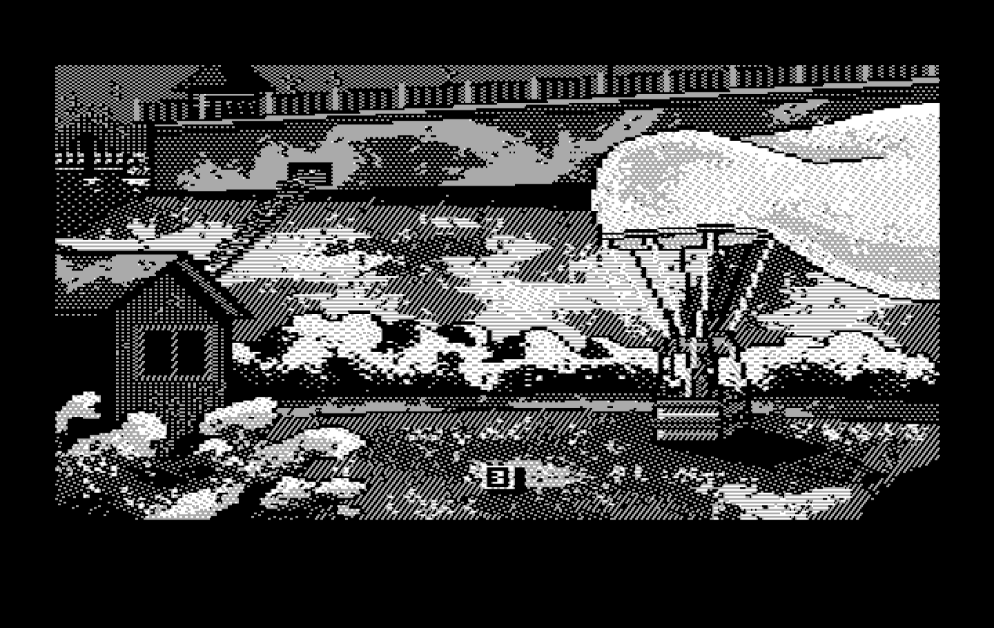 Manhunter 2: San Francisco IBM PC/Compatibles Screenshot: A hot air balloon, a great way to make an escape!
