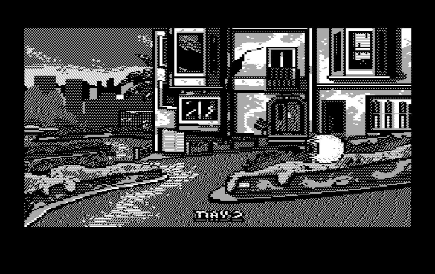Manhunter 2: San Francisco IBM PC/Compatibles Screenshot: Start of day 2.