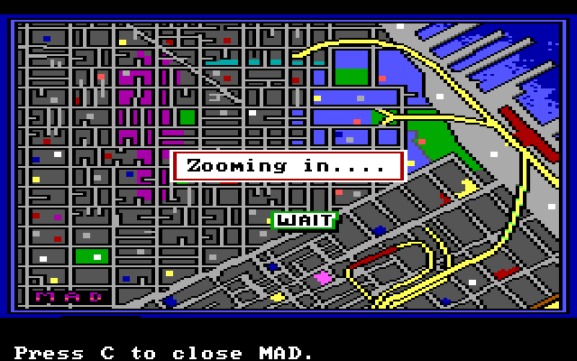Manhunter 2: San Francisco IBM PC/Compatibles Screenshot: The streets of San Francisco...