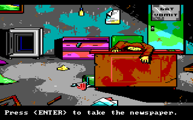 Manhunter 2: San Francisco IBM PC/Compatibles Screenshot: What happened here?