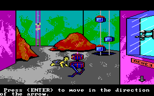 Manhunter 2: San Francisco IBM PC/Compatibles Screenshot: These robots aren't friendly.