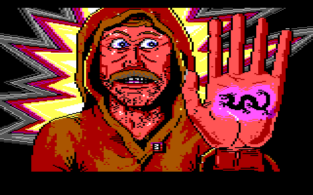 Manhunter 2: San Francisco IBM PC/Compatibles Screenshot: That dragon tattoo looks familiar...