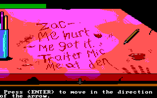 Manhunter 2: San Francisco IBM PC/Compatibles Screenshot: Not sure what this means, but better remember it for later...
