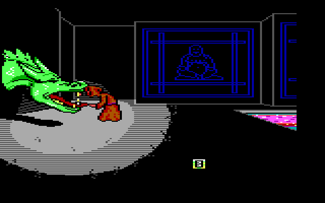 Manhunter 2: San Francisco IBM PC/Compatibles Screenshot: Anything inside this dragon?