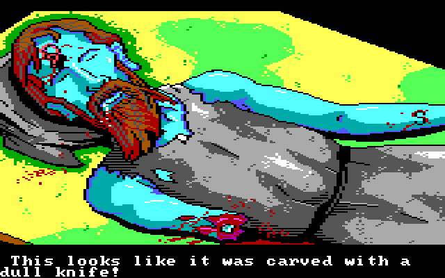 Manhunter 2: San Francisco IBM PC/Compatibles Screenshot: Looks like I'm still on the trail...