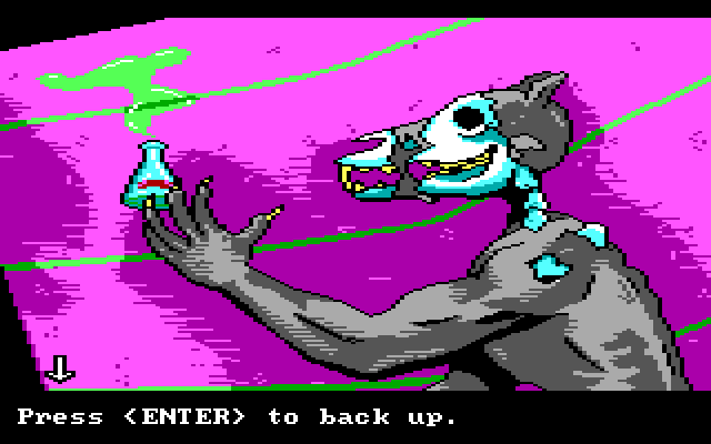 Manhunter 2: San Francisco IBM PC/Compatibles Screenshot: This guy isn't in good shape either...