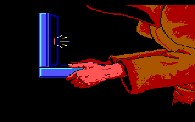 Manhunter 2: San Francisco IBM PC/Compatibles Screenshot: Use the MAD to track suspects.