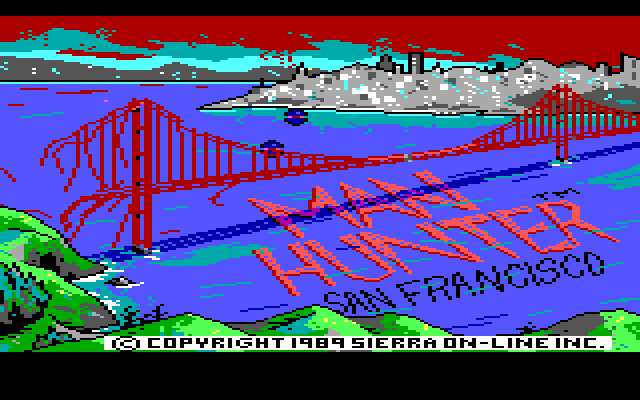 Manhunter 2: San Francisco IBM PC/Compatibles Screenshot: Title screen.