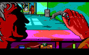 Manhunter 2: San Francisco for IBM PC/Compatibles - What is this guy holding?