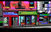 Manhunter 2: San Francisco for IBM PC/Compatibles - Investigating the next location.