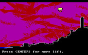 Manhunter 2: San Francisco for IBM PC/Compatibles - Arcade sequence; pilot the hot air balloon.
