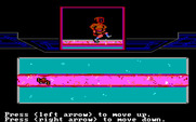 Manhunter 2: San Francisco for IBM PC/Compatibles - The ninja log rolling arcade sequence. Don't fall into the acid!