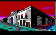 Manhunter 2: San Francisco for IBM PC/Compatibles - Outside a warehouse.