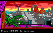 Manhunter 2: San Francisco for IBM PC/Compatibles - Looking out over San Francisco.