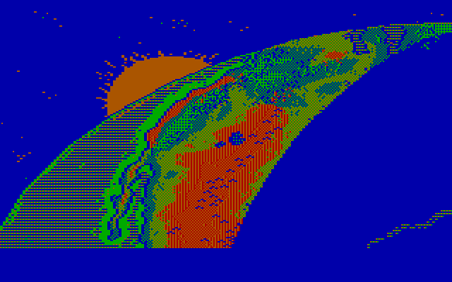 Manhunter 2: San Francisco IBM PC/Compatibles Screenshot: Introduction; the sun rises!