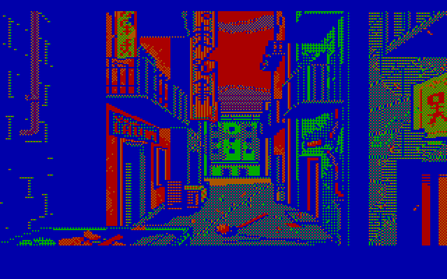 Manhunter 2: San Francisco IBM PC/Compatibles Screenshot: Wandering the streets of the city.